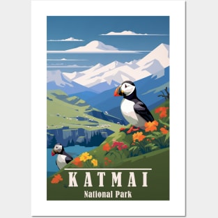 Katmai National Park Travel Poster Posters and Art